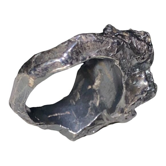 Ring Aventurine Size 7 Sterling Silver Rustic - Picture 14 of 16